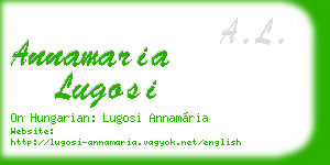 annamaria lugosi business card