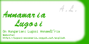 annamaria lugosi business card